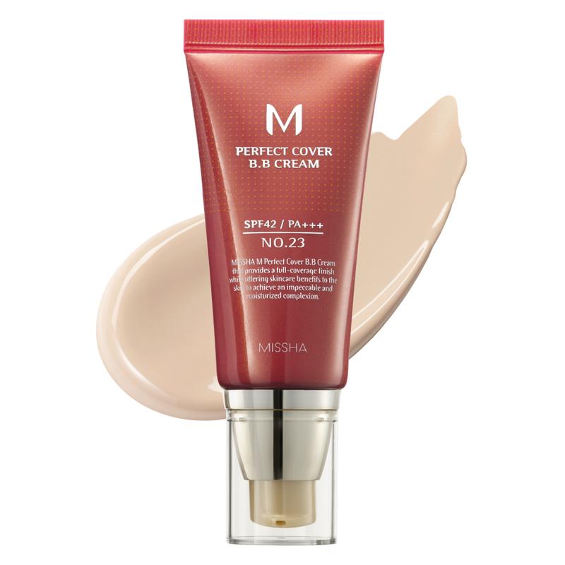 Perfect Cover BB Cream No.21Light Beige - Medium with Warm Undertone SPF 42 PA +++ / 1.69 Fl Oz - Tinted Moisturizer for face with SPF—XDX