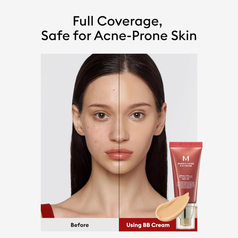 Perfect Cover BB Cream No.21Light Beige - Medium with Warm Undertone SPF 42 PA +++ / 1.69 Fl Oz - Tinted Moisturizer for face with SPF—XDX