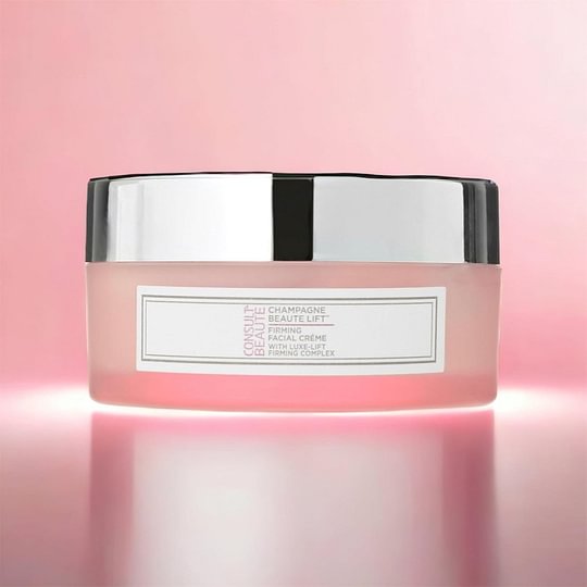 Consult Beaute - Champagne Lift Firming Facial Moisture Cream - Temporary Skin Tightener for Face & Neck - Day and Night - Hydrating Peptides - Helps Smooth Line and Wrinkles - 1.7 Fl. Oz—XDX
