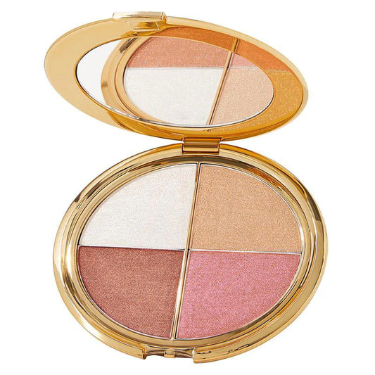 eye & cheek palette -eyeshadow andhighlighter makeup(with Detachable Brush)—XDX