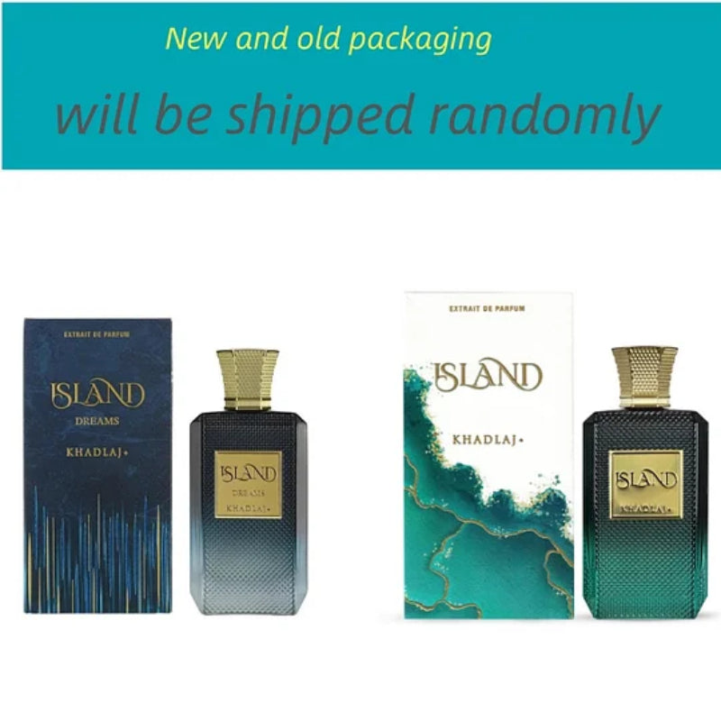 Khadlaj Island Dreams for Unisex Extrait de Parfum Spray, 3.4 Ounce-XDX