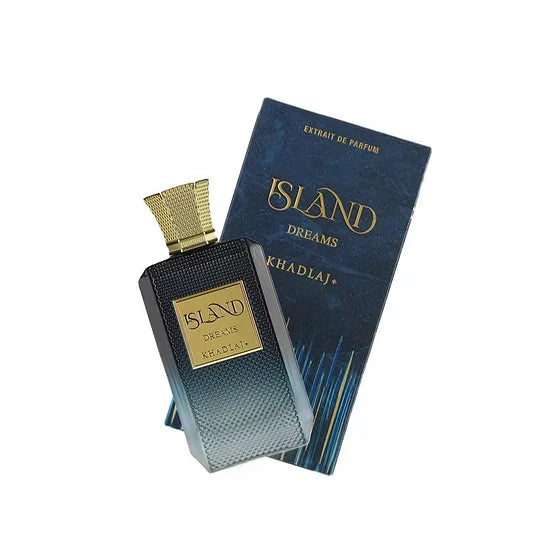 Khadlaj Island Dreams for Unisex Extrait de Parfum Spray, 3.4 Ounce-XDX